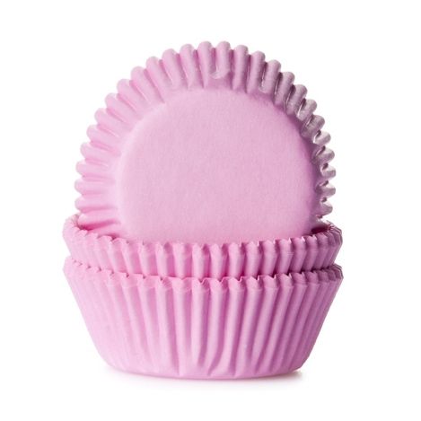 Levně House of Marie Mini košíčky na muffiny světle růžové 60 ks
