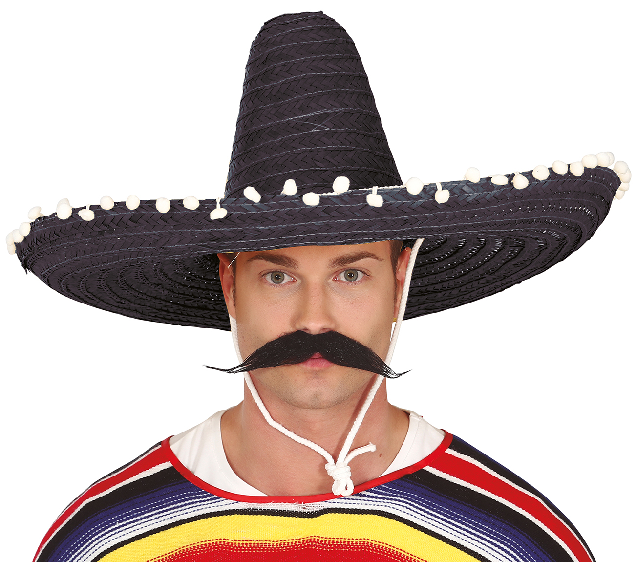 Levně Guirca Sombrero 60 cm Barva: Čierna