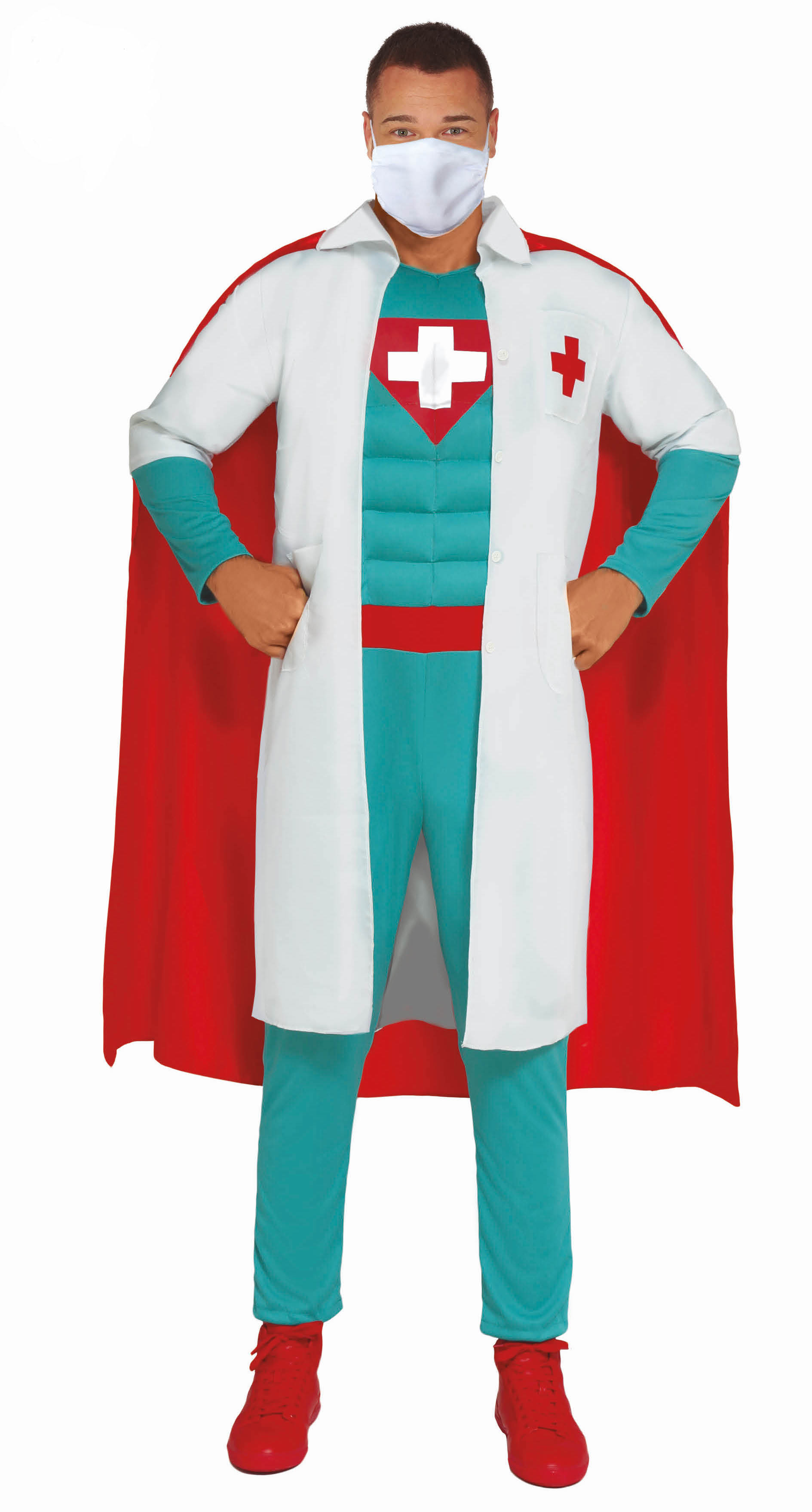 Levně Guirca Pánský kostým - Superhrdina doktor