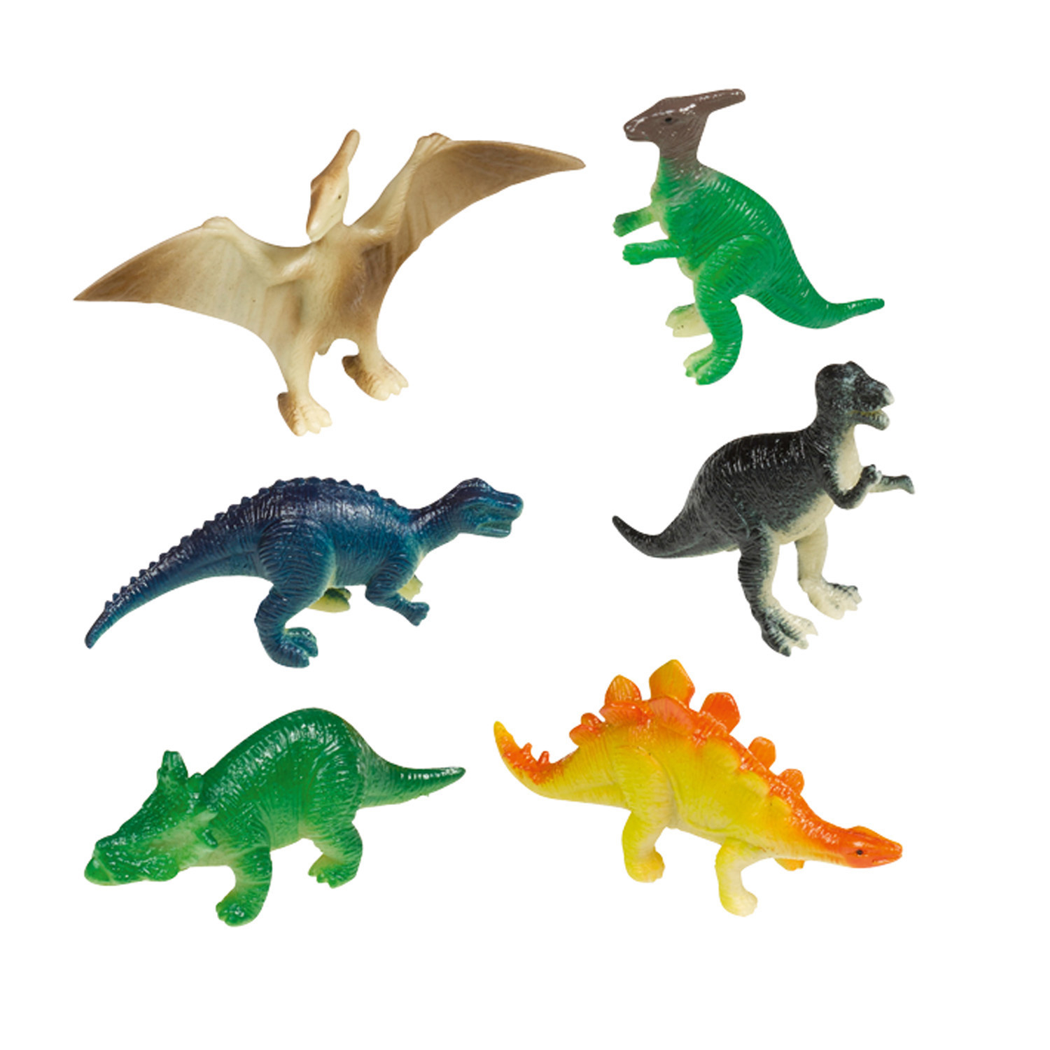 Amscan Figurky Šťastný dinosaurus 8 ks