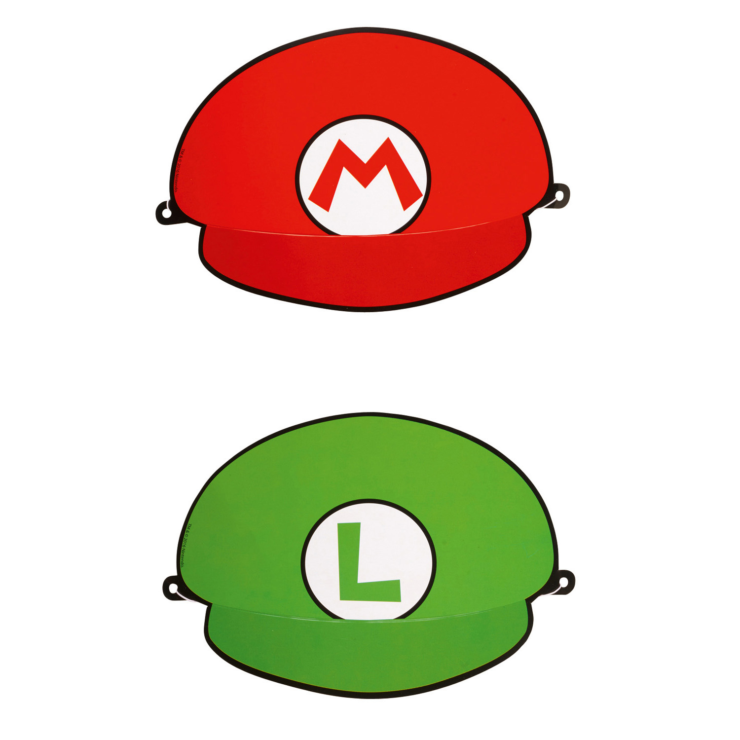 Levně Amscan Párty čepice - Super Mario 8 ks