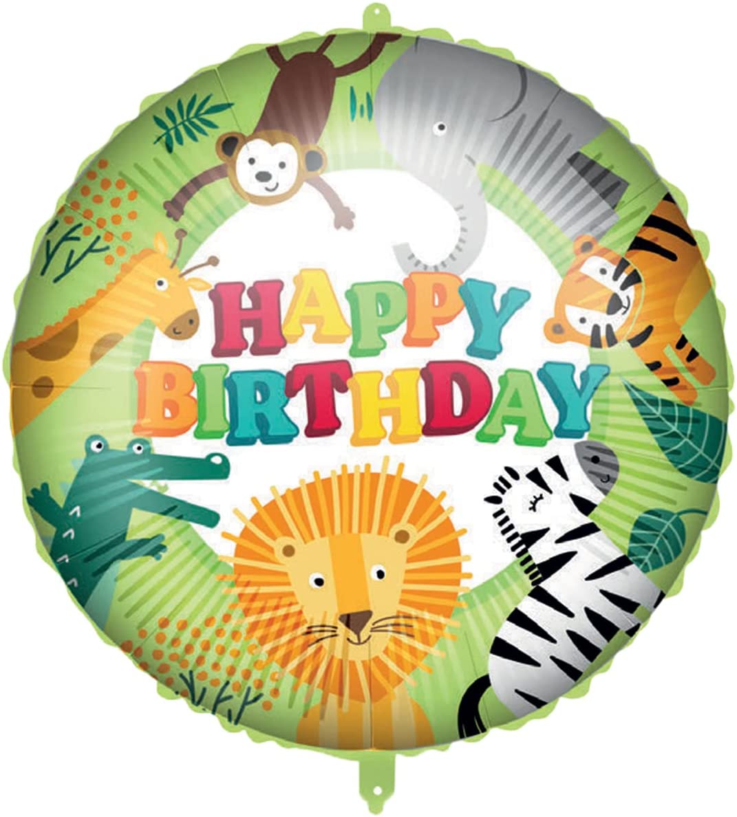 Levně Procos Fóliový balón - Happy Birthday Jungle 46 cm