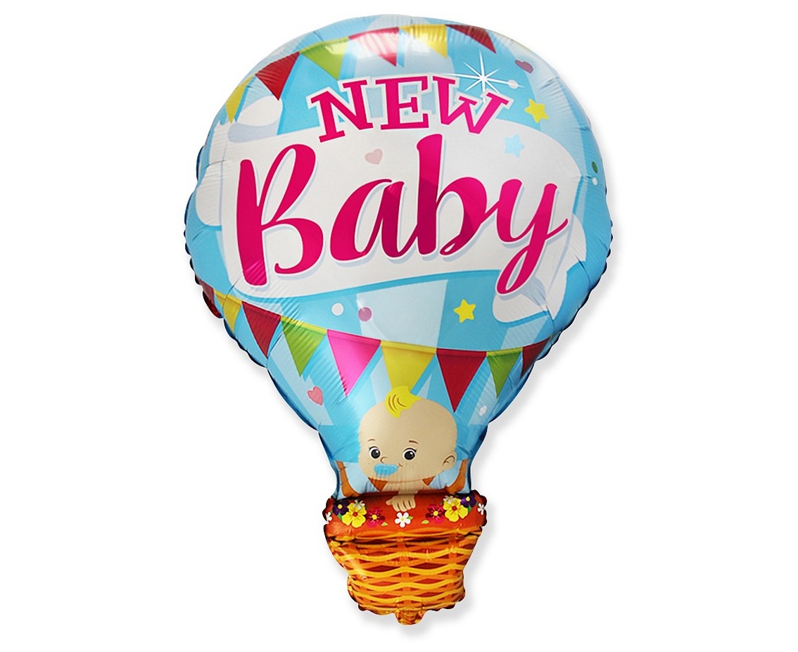 Levně Godan Fóliový balón - New baby modrý 60 cm