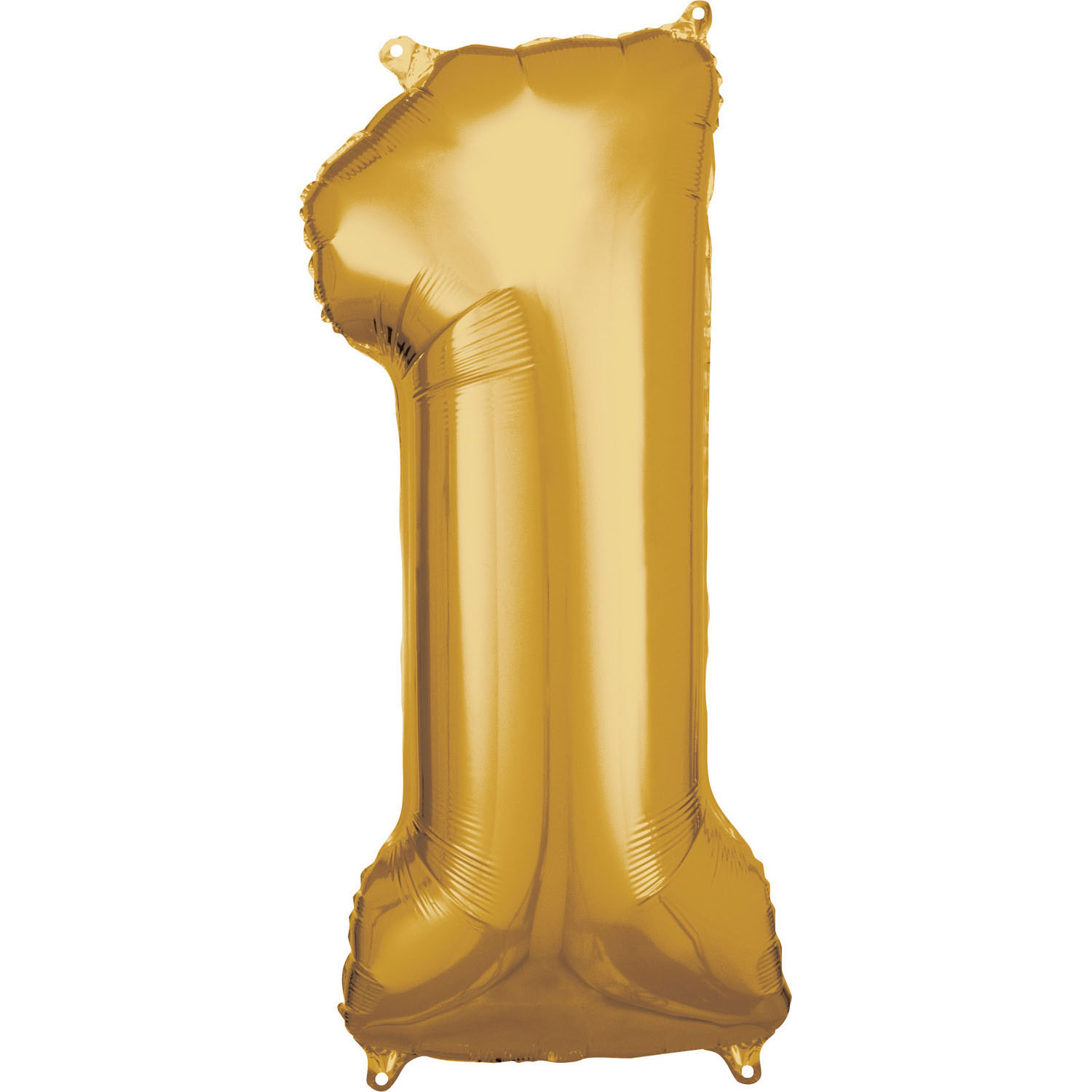 Amscan Balónek fóliový narozeninové číslo 1 - zlatý 86 cm