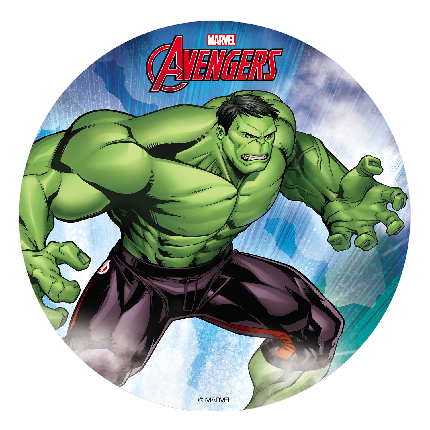 Levně Dekora Jedlý papír - Hulk 20 cm