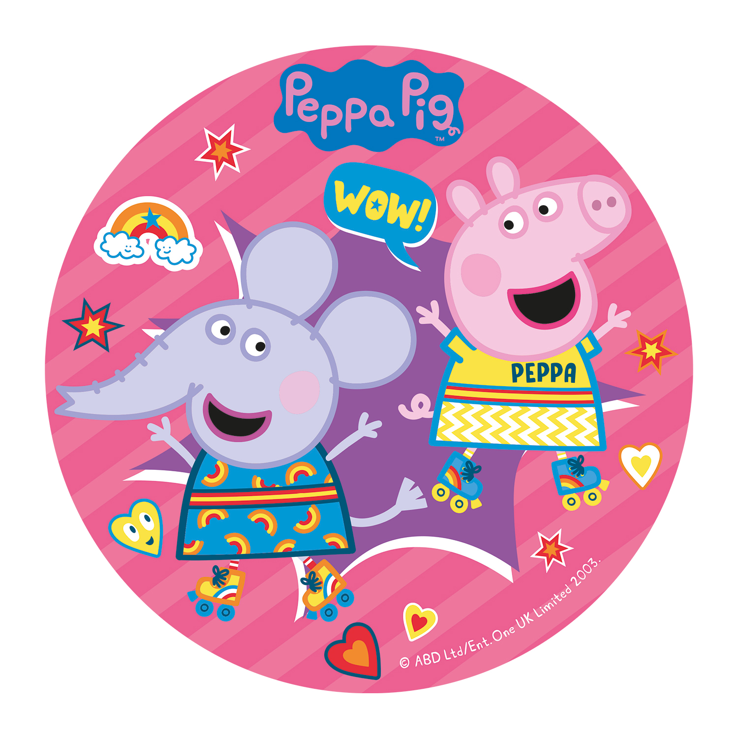 Levně Dekora Jedlý papír - Prasátko Peppa 20 cm