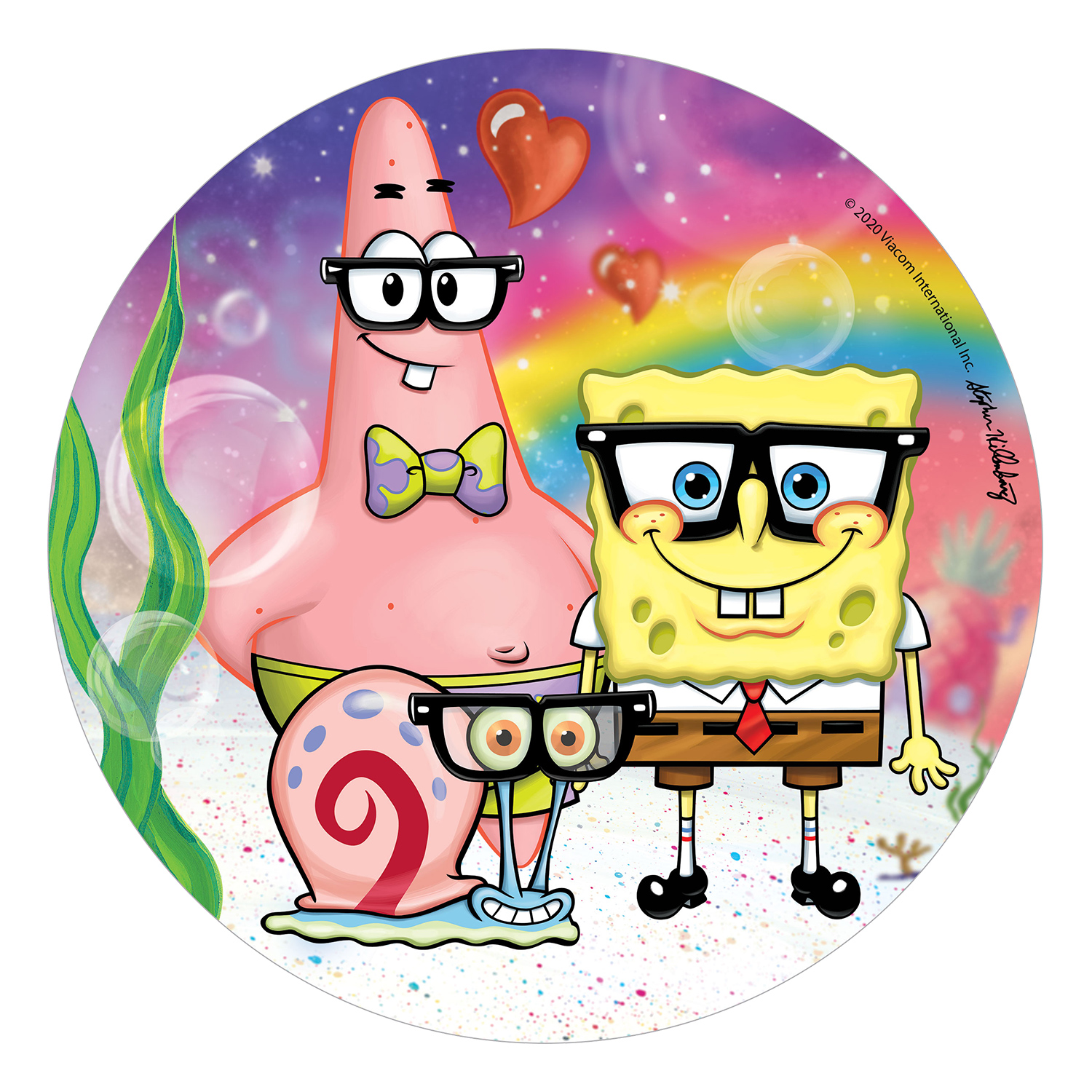 Levně Dekora Jedlý papír - Spongebob 20 cm