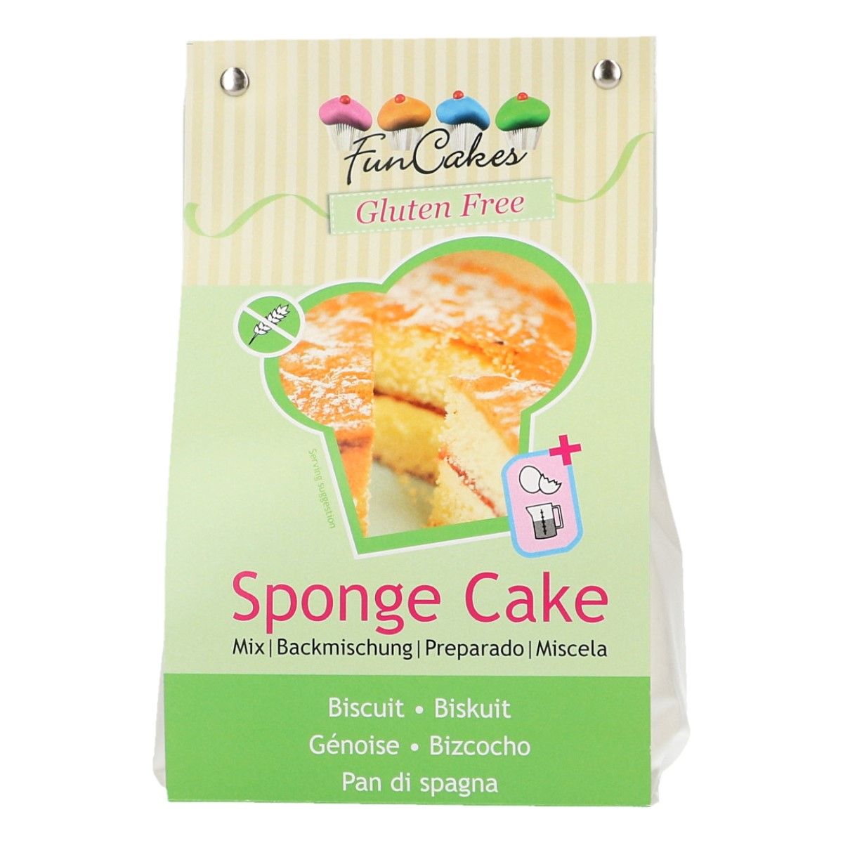 Funcakes Piškotové těsto bezlepkové - směs 500 g