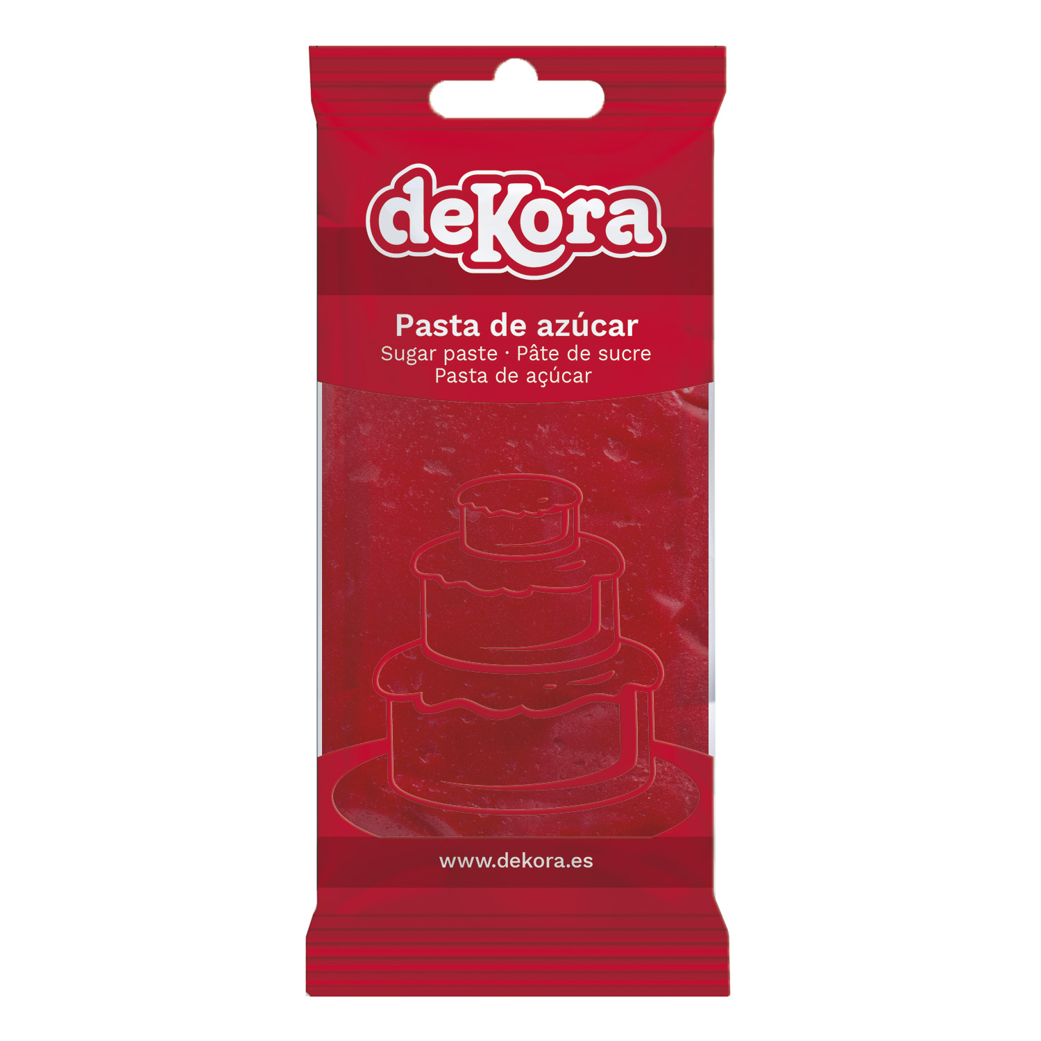 Dekora Rolovaný fondant - červený 250 g