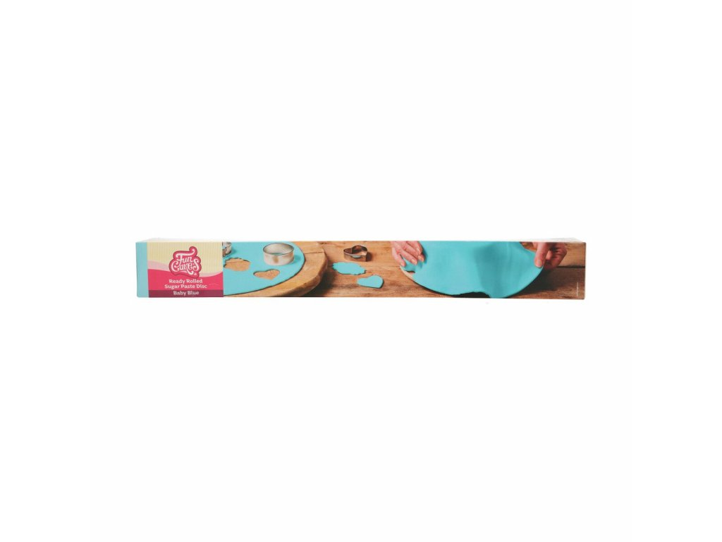 Funcakes Světlemodrý rozválený fondán Baby Blue (barevný fondán) 430 g