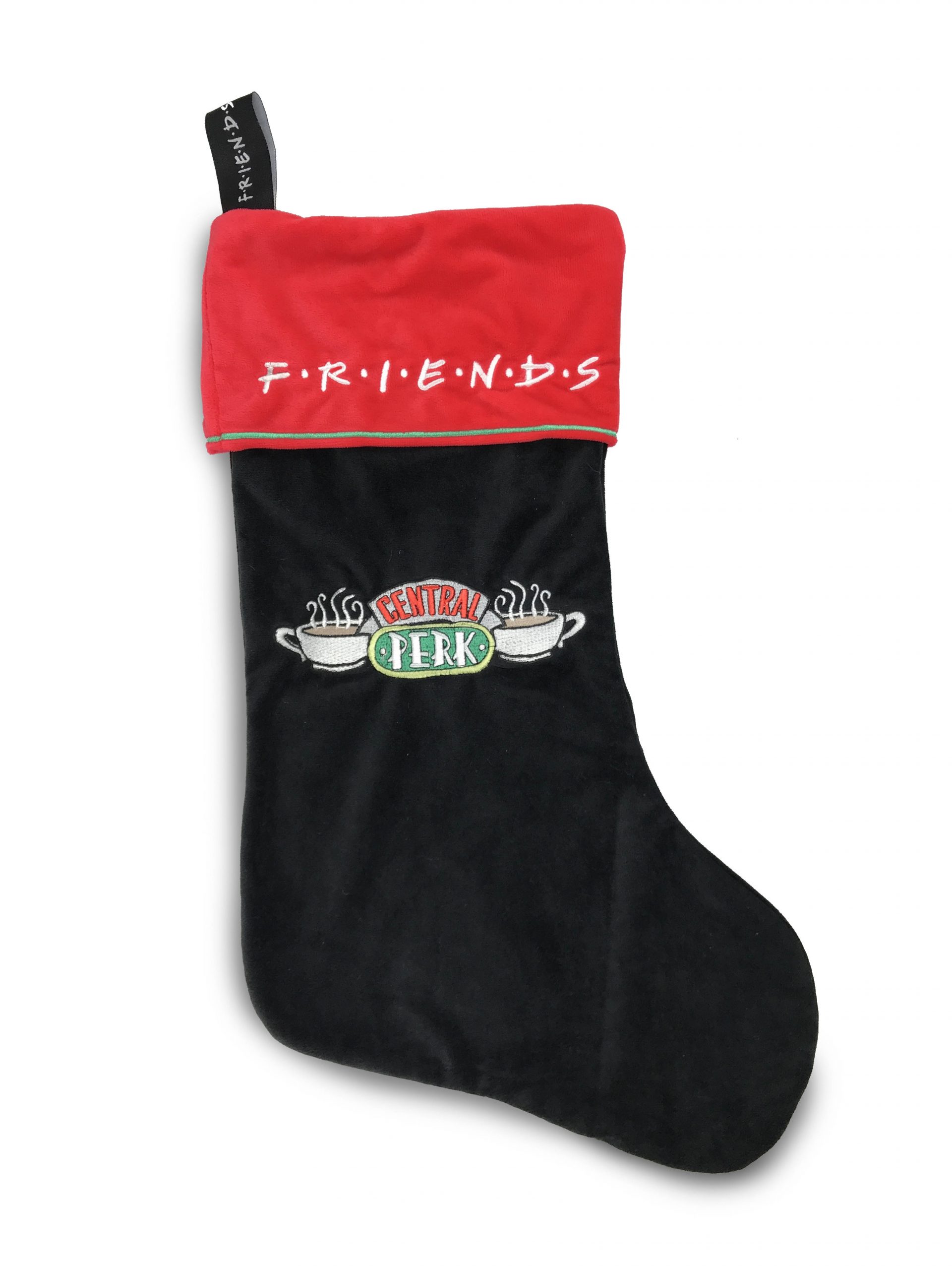 Levně Groovy Vánoční čižma Friends - Central Perk černá
