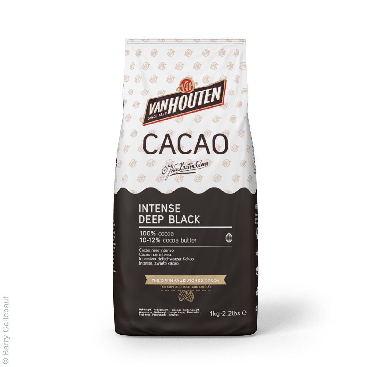 Van Houten Deep Black Kakaový prášek 100% 1 kg