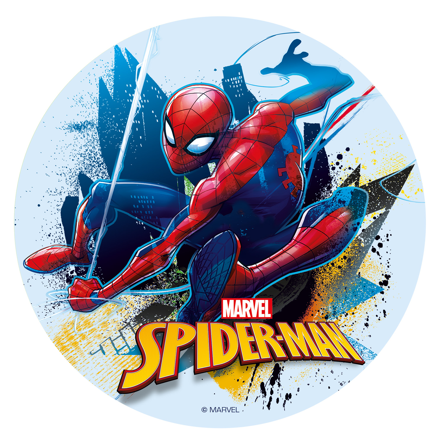 Levně Dekora Jedlý papír bez cukru - Spiderman 16 cm