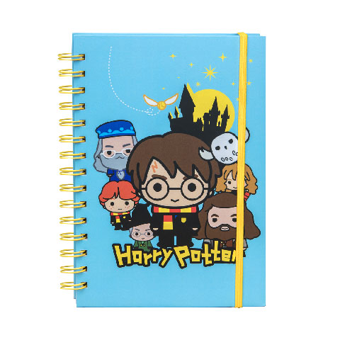 Levně Distrineo Zápisník Harry Potter Kawaii - modrý