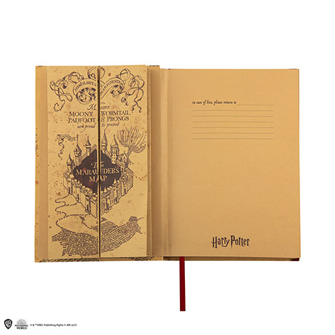 Levně Distrineo Zápisník a mapa Harry Potter - Pobertův plánek