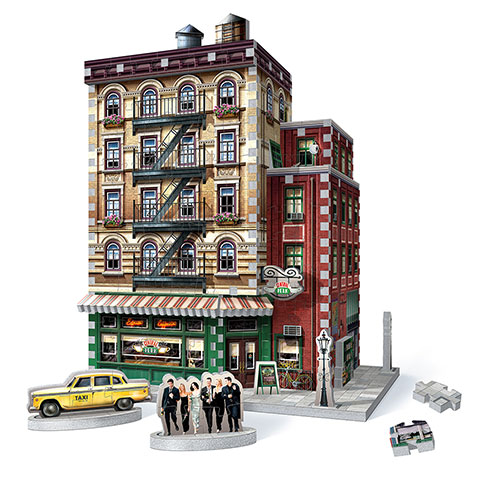 3D Wrebbit 3D Puzzle Friends Přátelé - Central Perk