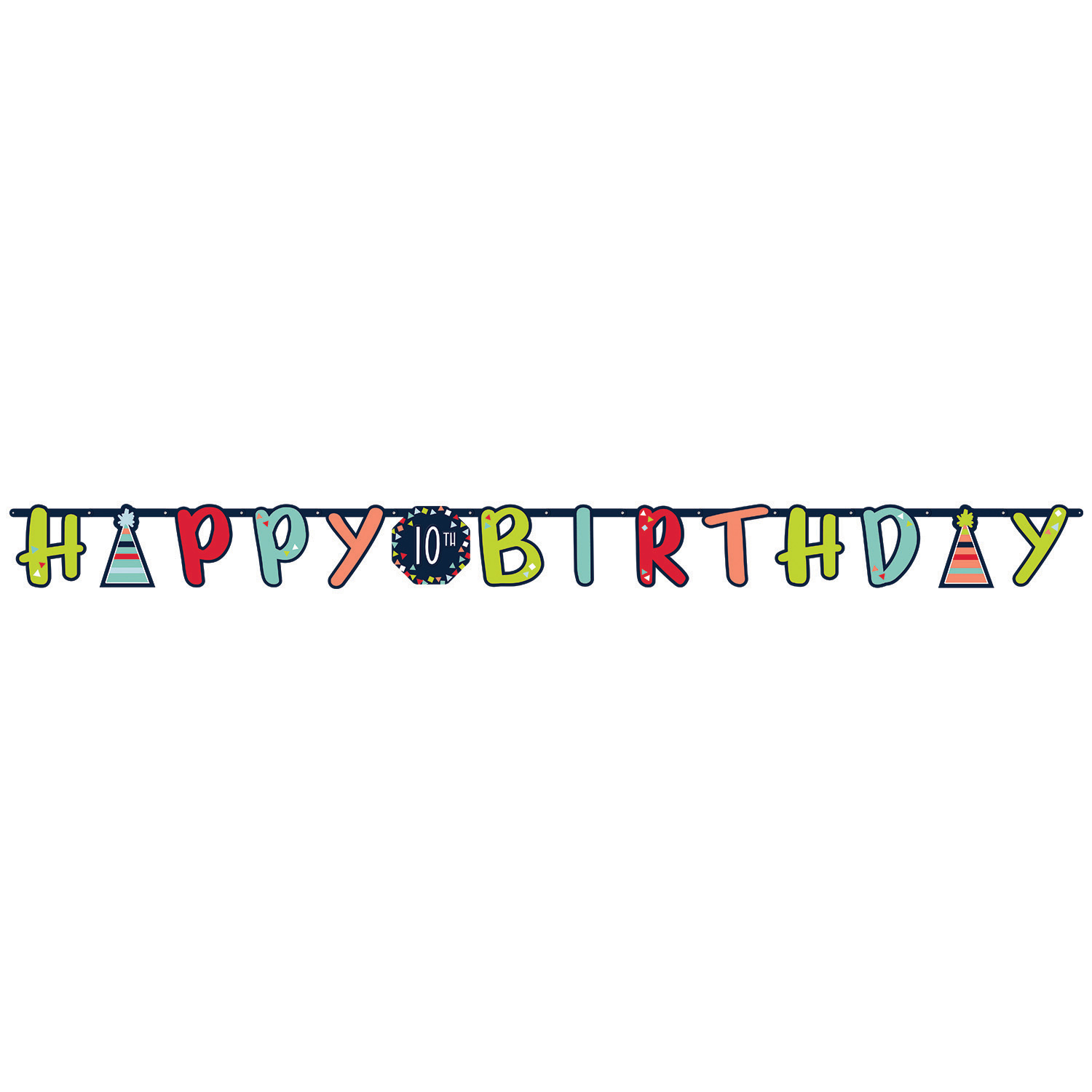 Amscan Jumbo banner - Happy Birthday mix 320 cm