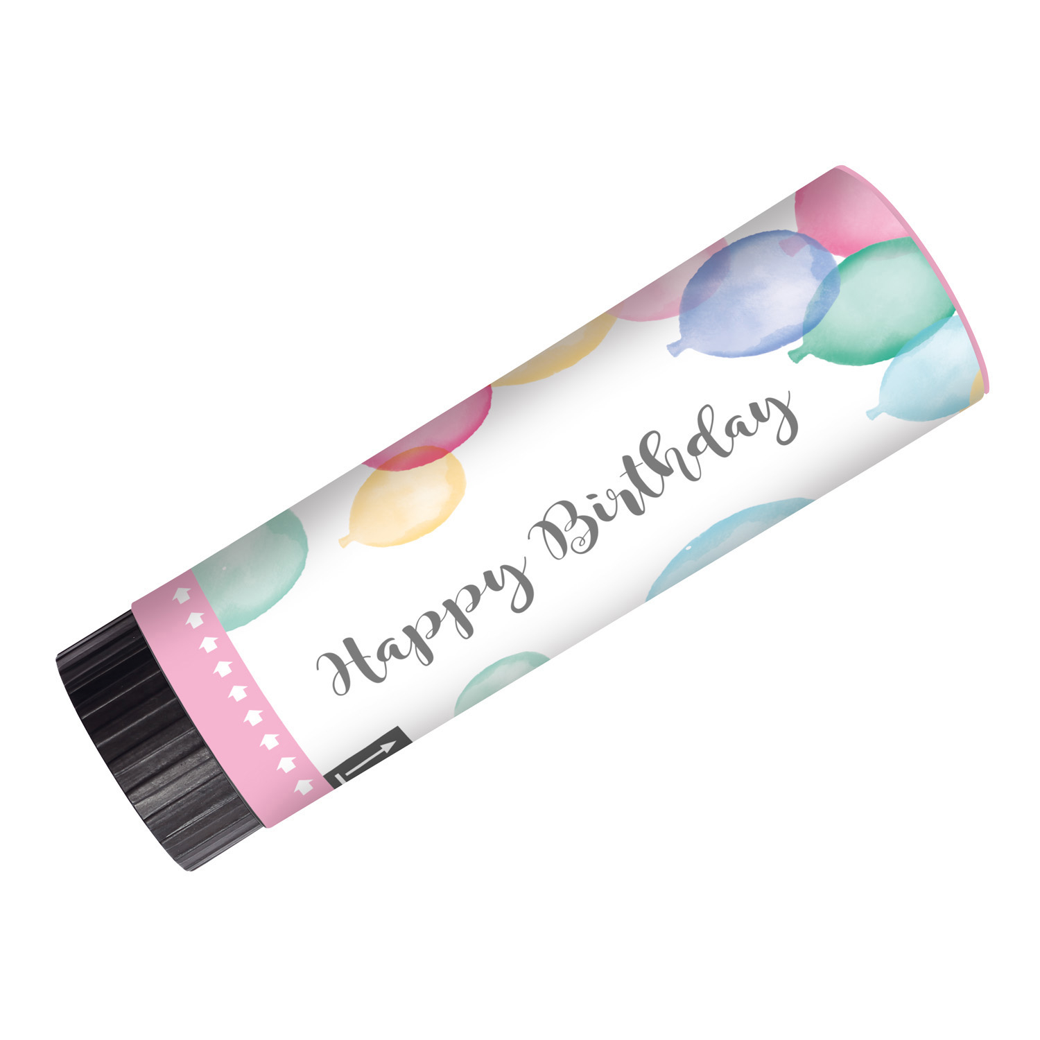 Levně Amscan Párty vystřelovací konfety - Happy Birthday pastelové balóny 2 ks