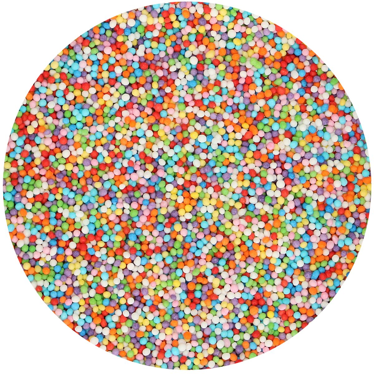 Cakesupplies Cukrové kuličky Nonpareils - Barevný mix 80 g