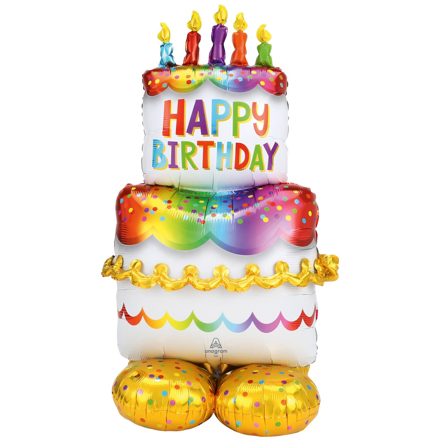 Levně Amscan Fóliový balónek - Narozeninový dort Airloonz