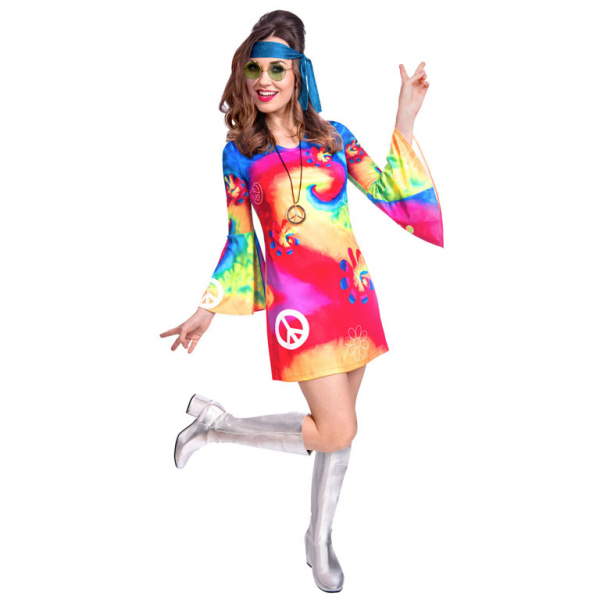 Levně Amscan Dámský kostým - Hippie