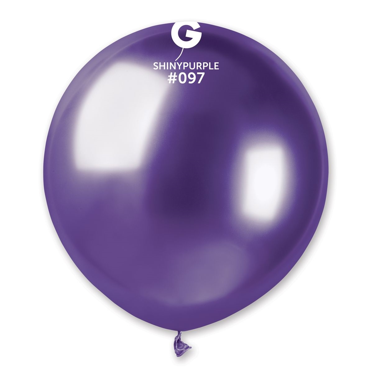 Levně Gemar Chrómový balón - fialový 48 cm