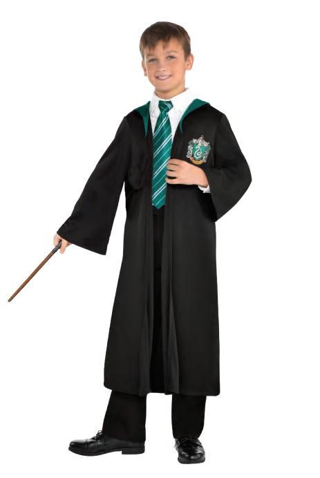 Levně Amscan Dětský kouzelnický plášť Zmijozel - Harry Potter