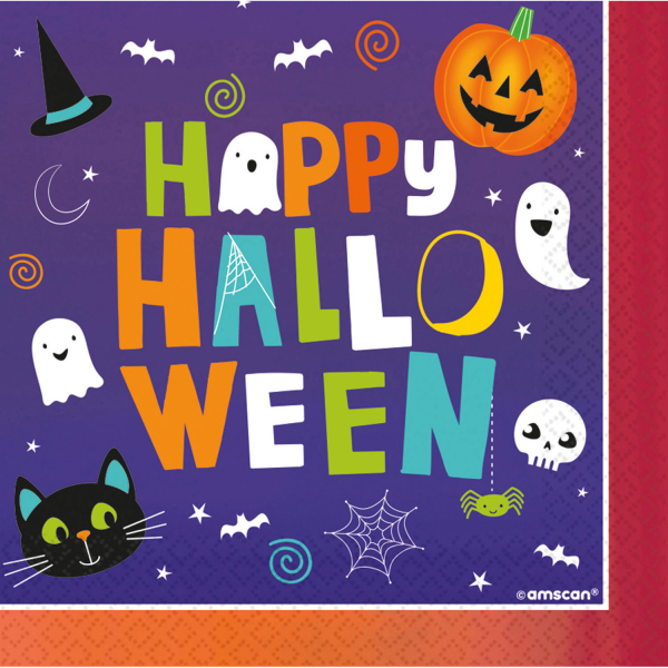 Levně Amscan Ubrousky - Halloween Halloween 16 ks