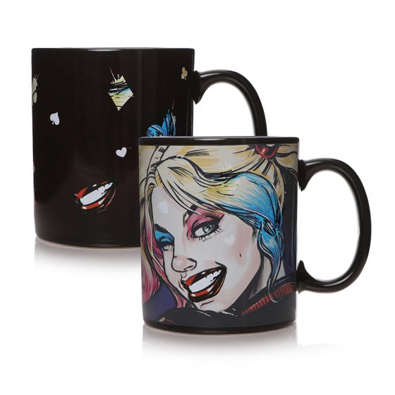 Levně Half Moon Bay Hrnek reagující na teplo DC Comics - Harley Quinn 400 ml