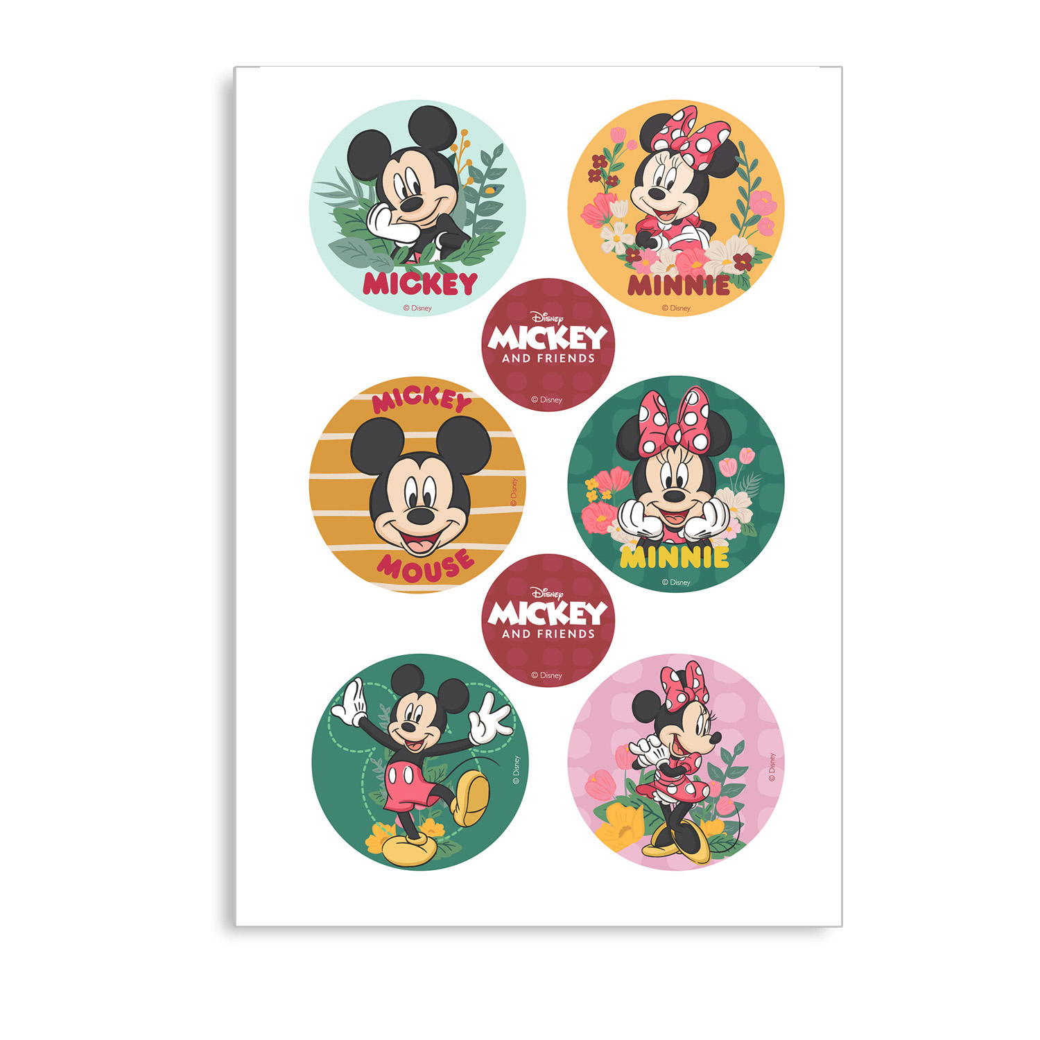 Levně Dekora Mix jedlých obrázků - Mickey Mouse a Minnie Mouse