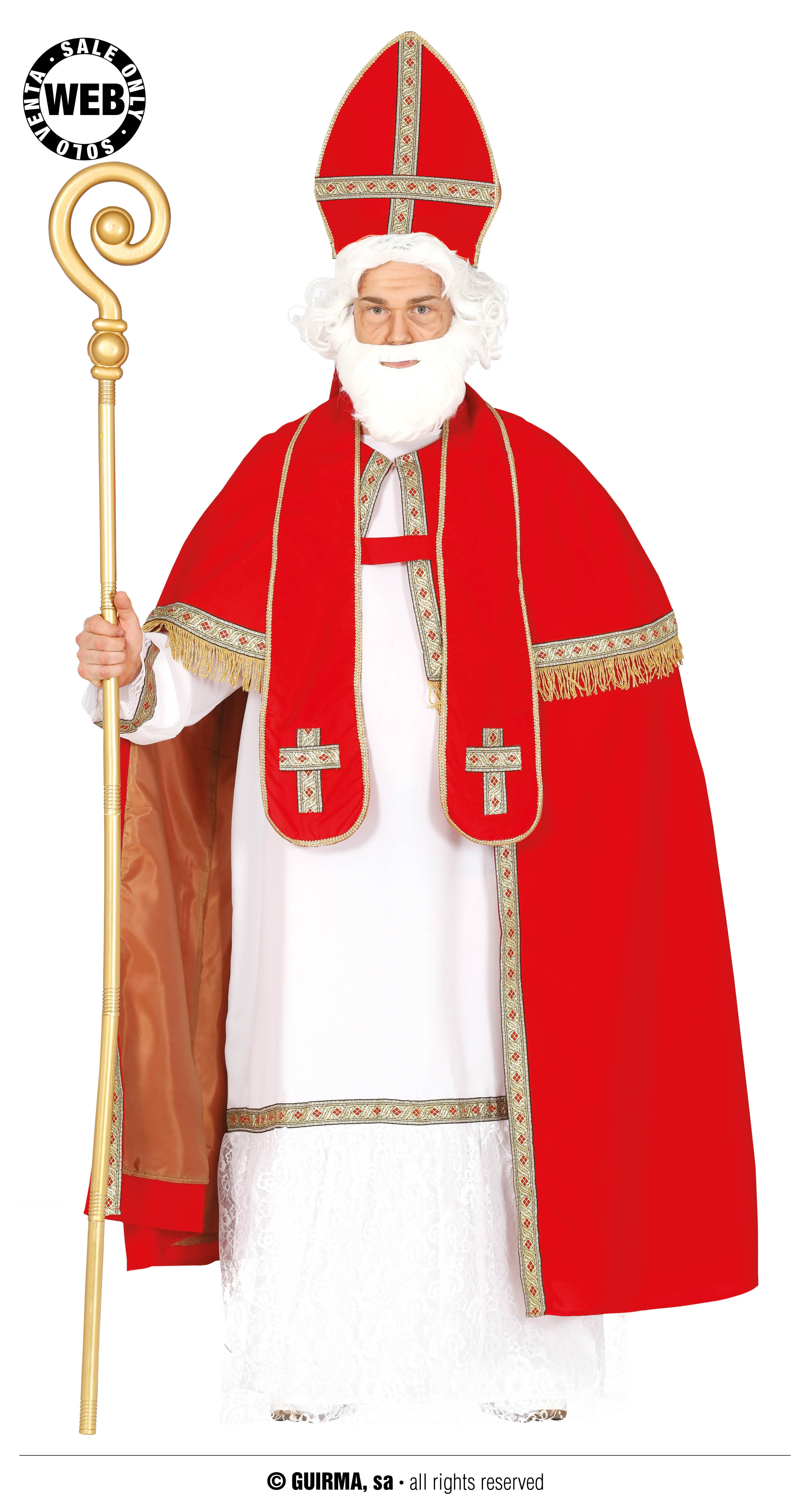 Guirca Pánský kostým - Mikuláš (Poškozený)