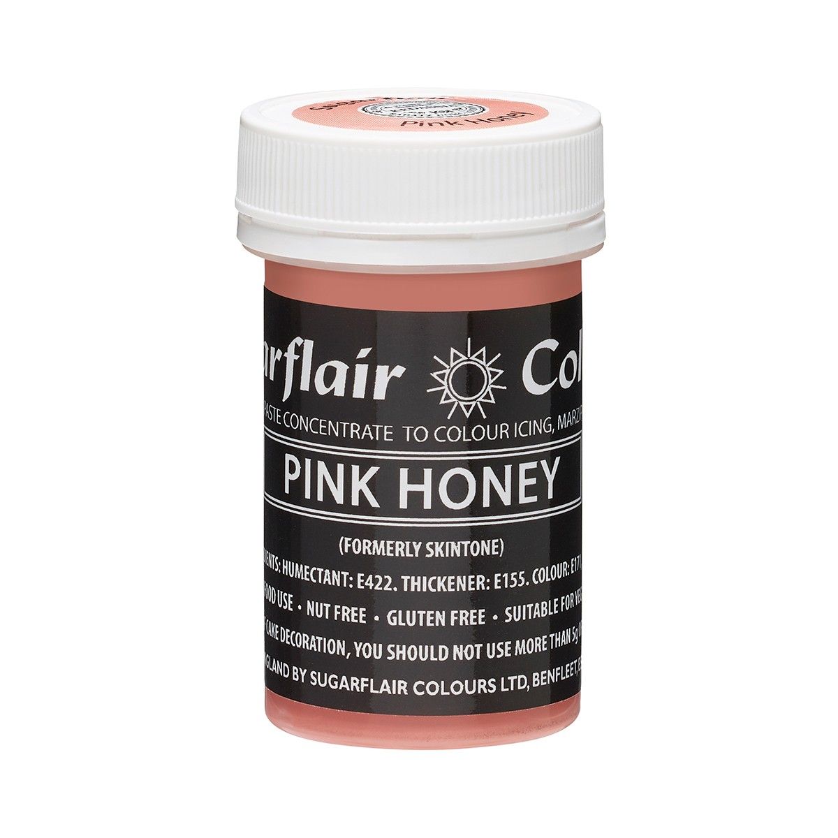 Sugarflair Colours Gelová barva Pink Honey - starorůžová 25 g
