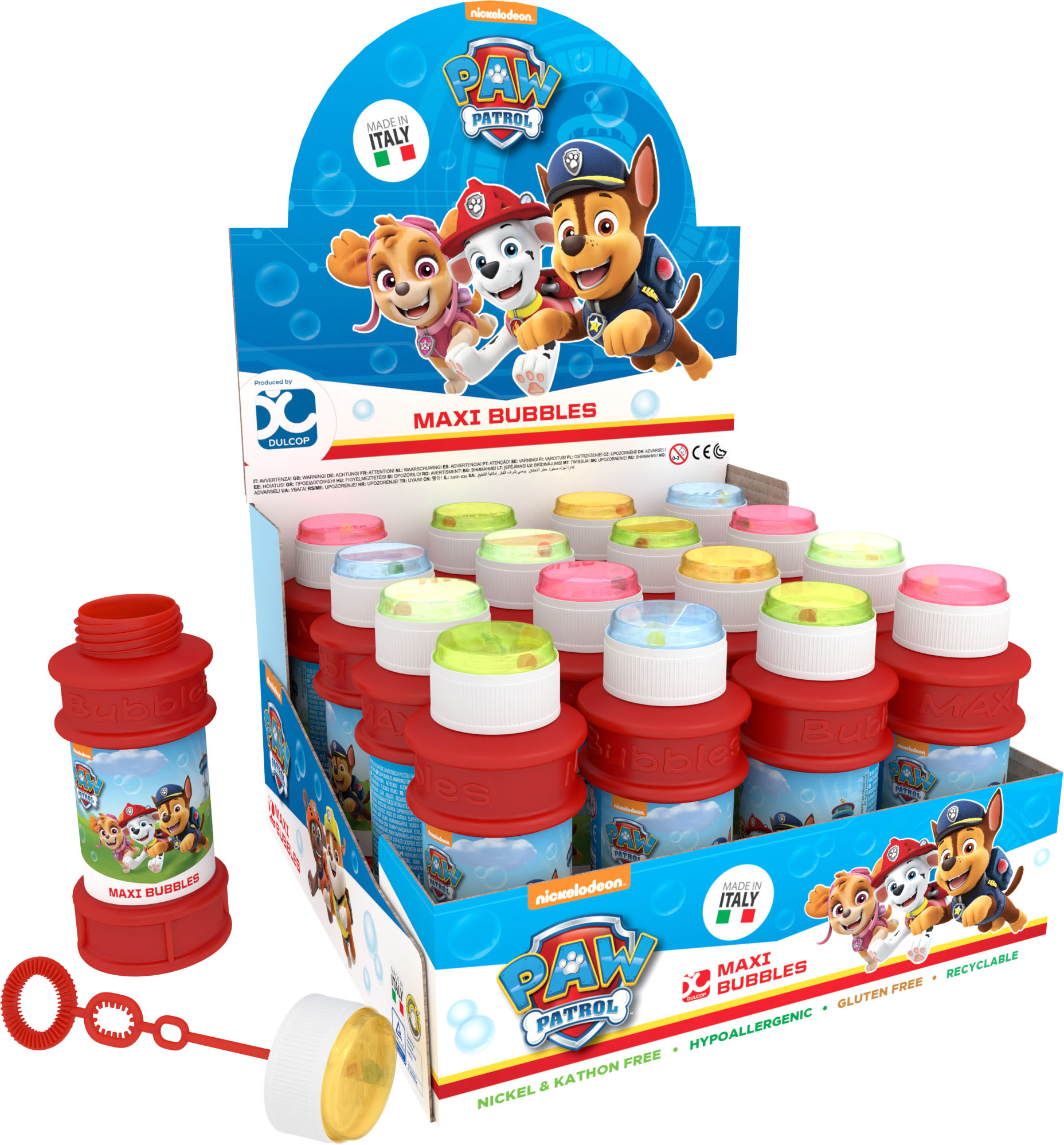 Levně Dulcop Maxi bublifuk Paw Patrol 175 ml