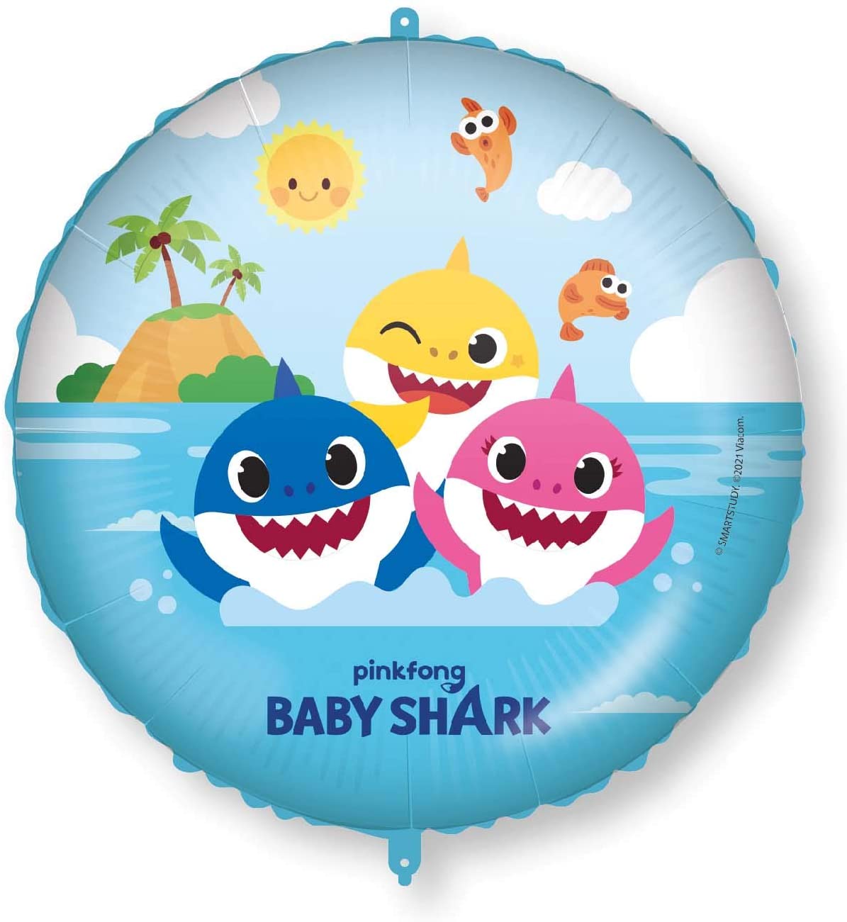 Levně Procos Fóliový balón - Baby Shark kruh 46 cm