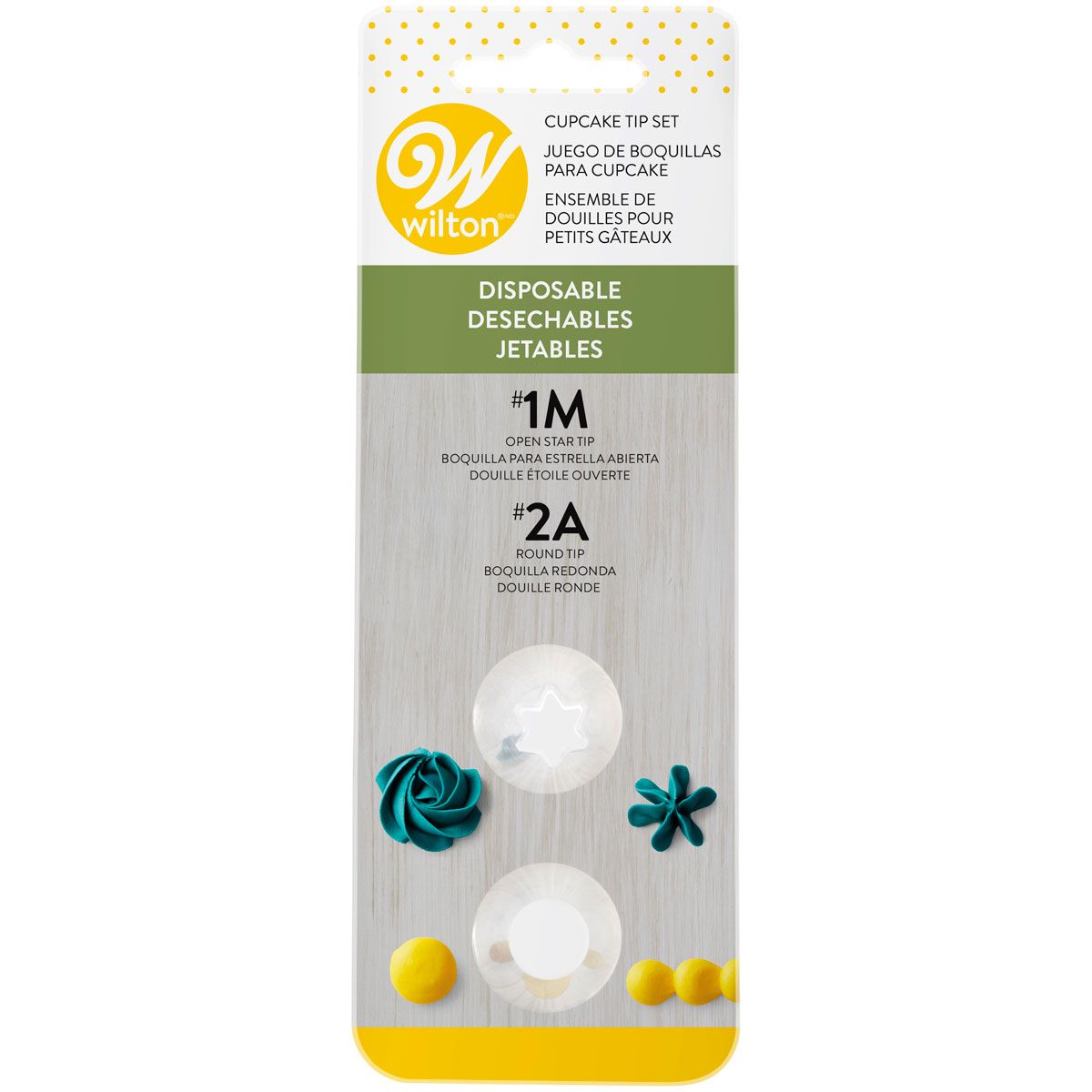 Levně Cakesupplies Sada cukrářských špiček 2 ks - #1M, #2A