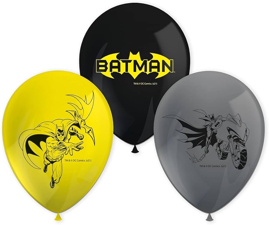 Levně Procos Sada latexových balonů - Batman 6 ks