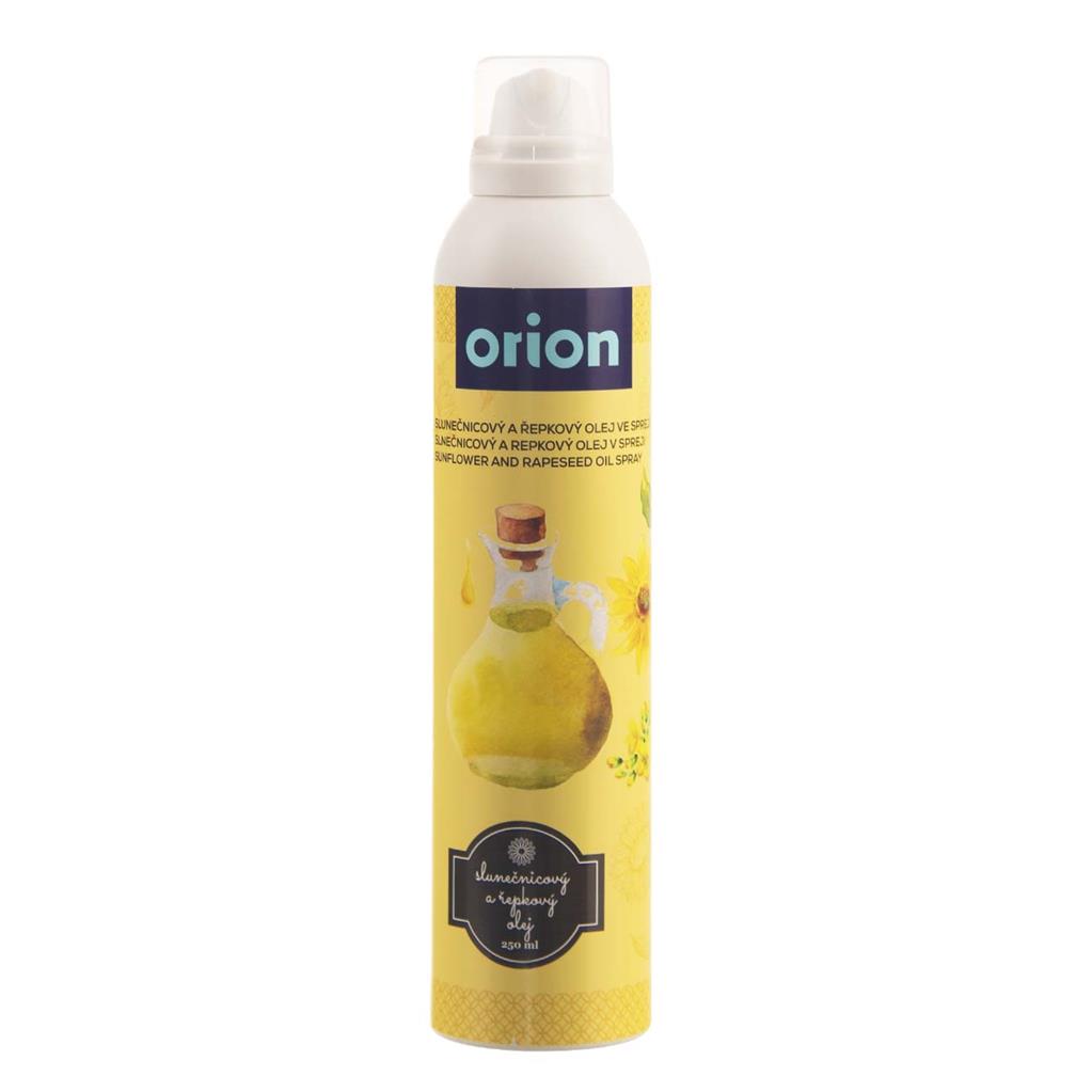 Levně Orion Slunečnicově-řepkový olej na pečení ve spreji 250 ml