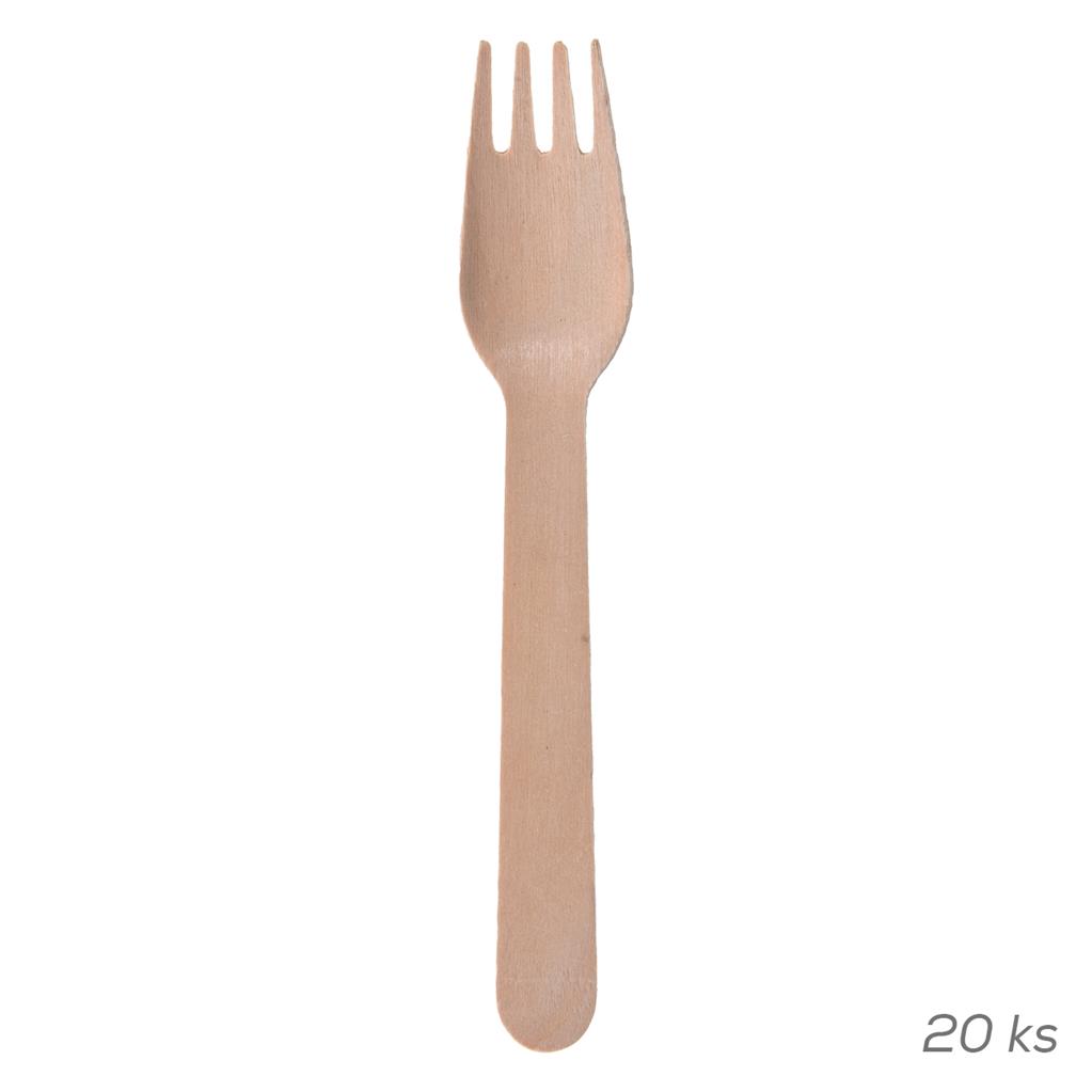 Levně Orion Vidlička - dřevo 15,5 cm 20 ks