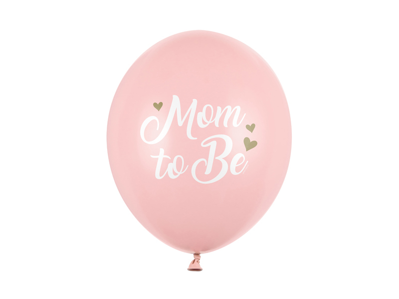 Levně PartyDeco Balónek - Mom to Be růžový