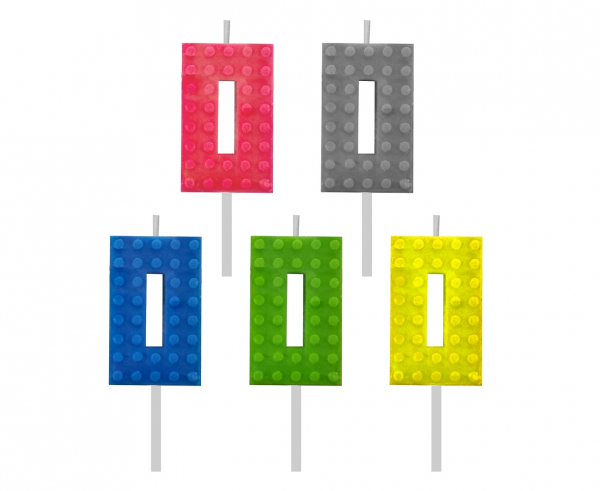Levně Godan Narozeninová svíčka Lego - 0