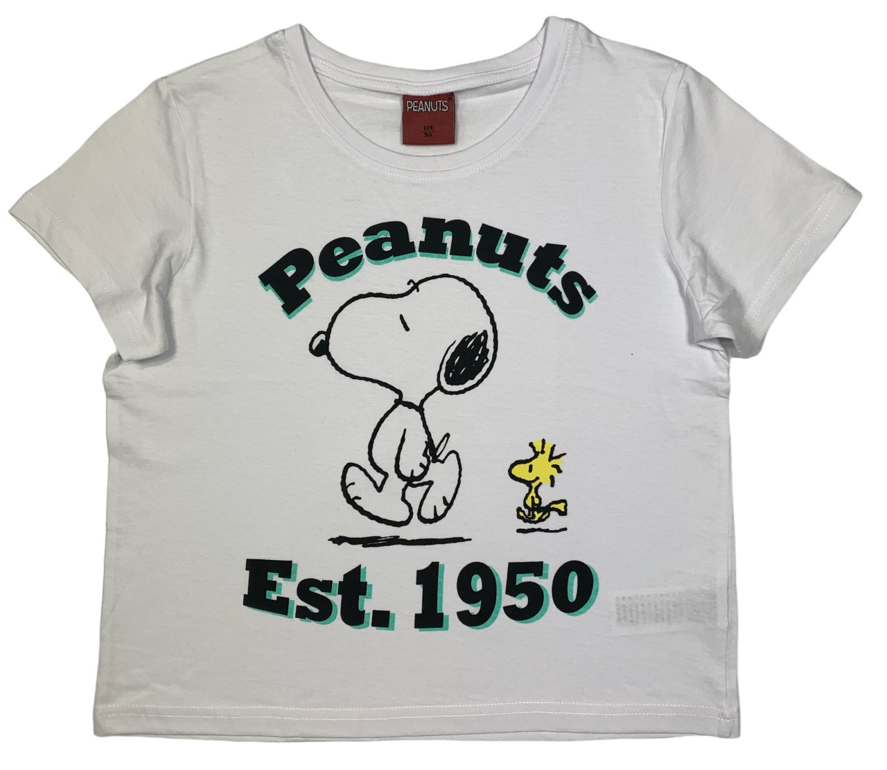 EPlus Dívčí tričko - Snoopy bílé Velikost - děti: 134