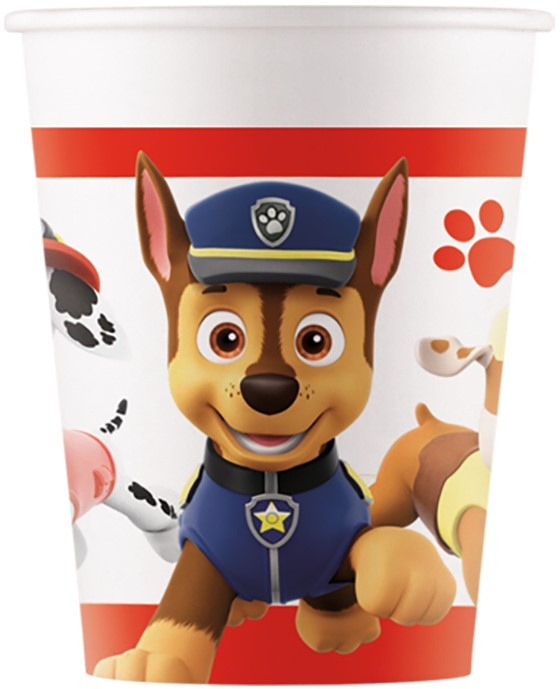 Levně Procos Kvalitné kompostovateľné poháre - Paw Patrol 8 ks