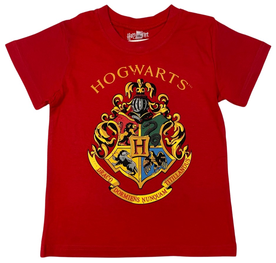 Dětské tričko - Harry Potter Hogwarts červené Velikost - děti: 146