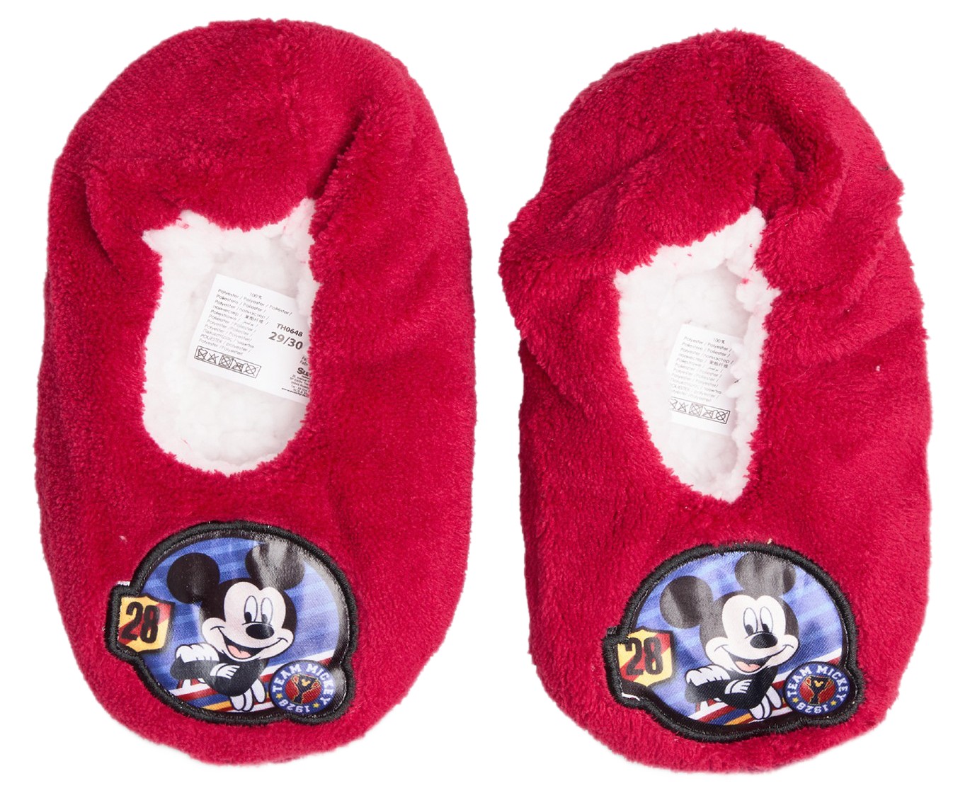 Levně Podmix Dětské pantofle - Mickey Mouse červené Obuv: 25/26