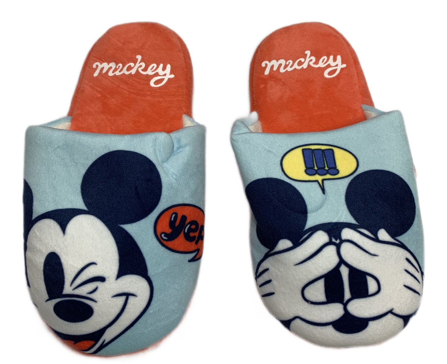 Levně Podmix Dětské pantofle - Mickey Mouse modro-červené Obuv: 26/27