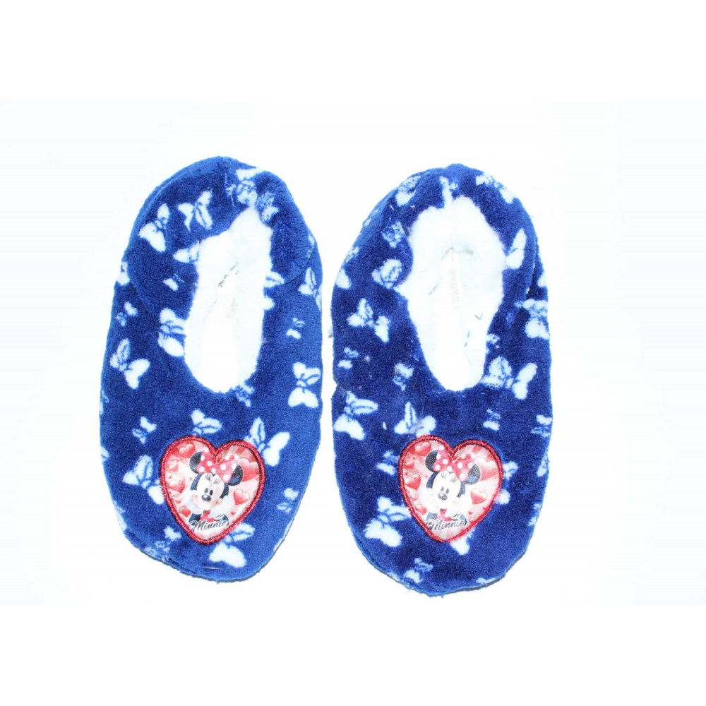 Levně Setino Dětské pantofle - Minnie Mouse modré Obuv: 31/32