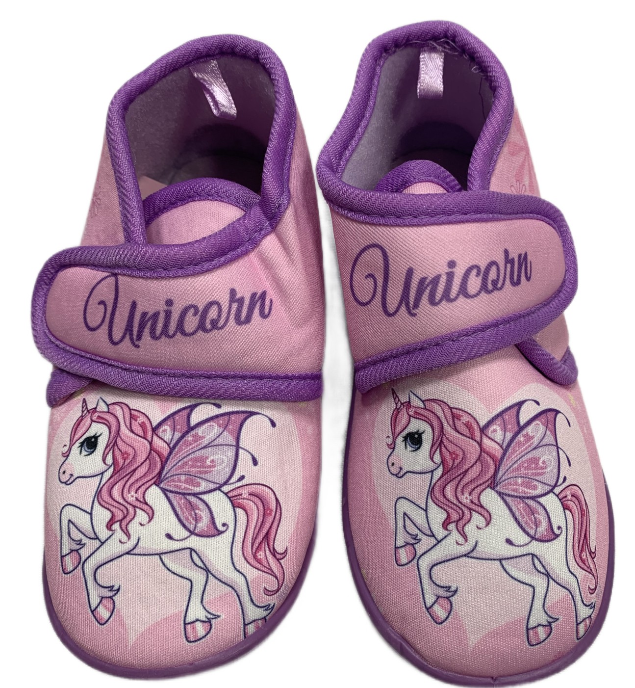 Levně Setino Dívčí pantofle - Unicorn růžové Obuv: 22