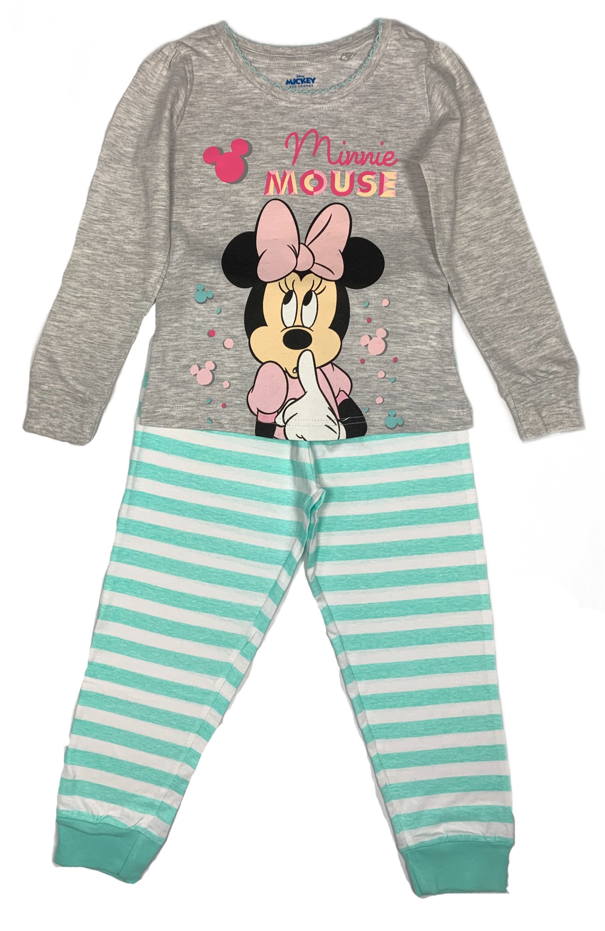 Levně EPlus Dívčí pyžamo - Minnie Mouse zelené