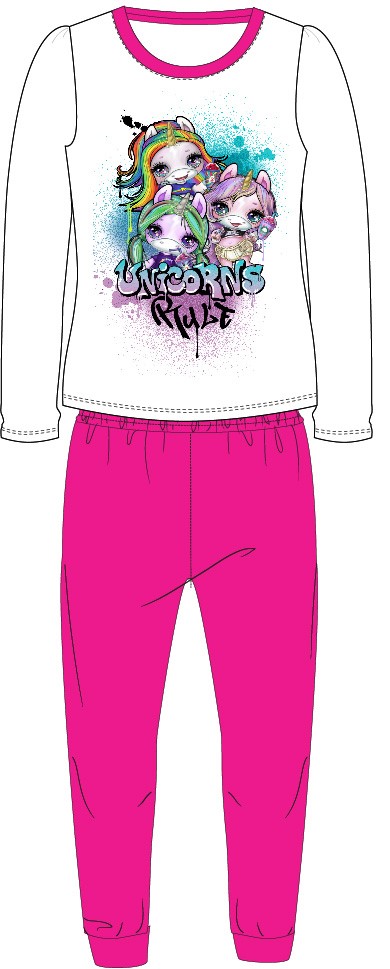 EPlus Dívčí pyžamo - Poopsie růžové Velikost - děti: 122