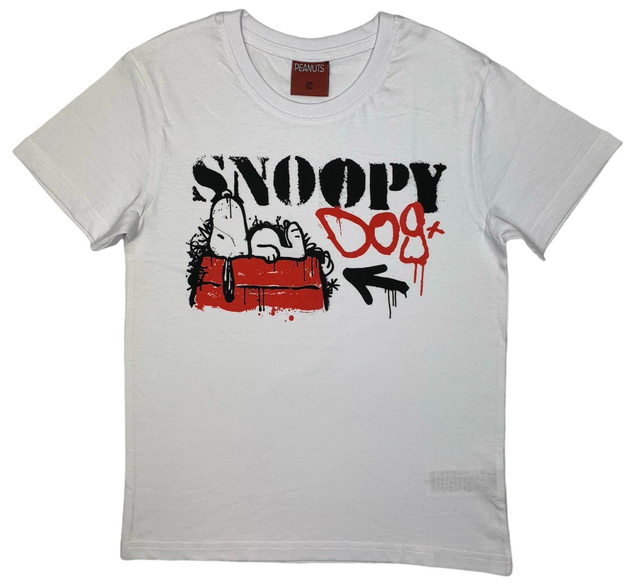 EPlus Chlapecké tričko - Snoopy bílé Velikost - děti: 134